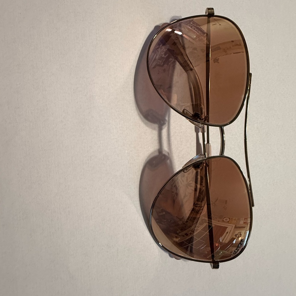 Coach Gold Aviator Sunglasses